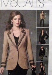 4932 McCalls  LINED LONGER JACKET, TOP,  STRAIGHT SKIRT, PANTS PATTERN 16-22 OR 8-14 CHOICE uncut